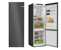 Lodówka Bosch KGN492XCF PerfectFit No Frost 203cm Czarna Komora Zero VitaFresh 440L - 1574655 - zdjęcie 1